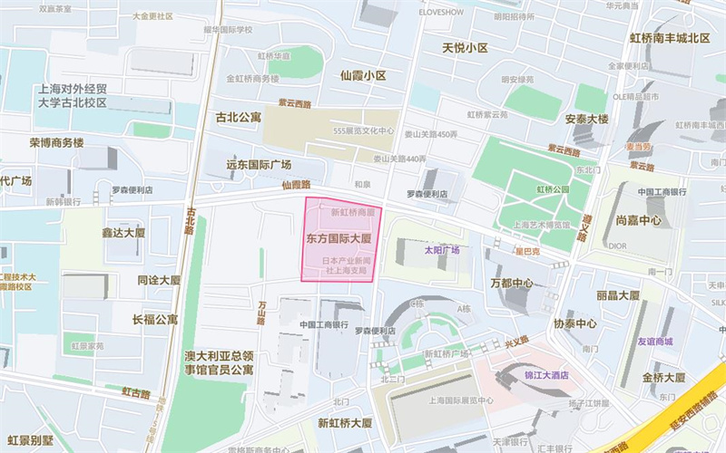 长宁区仙霞路的东方国际大厦租赁信息